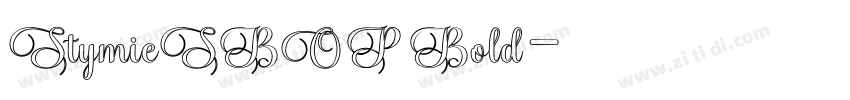 StymieSBOP Bold字体转换 StymieSBOP Bold字体转换
